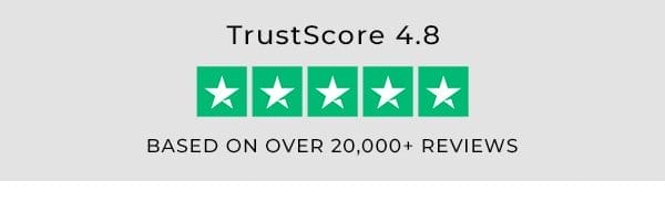 TrustScore 4.8/5 based on over 20,000+ reviews