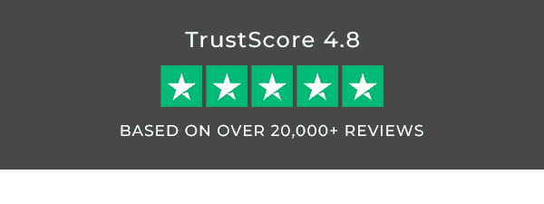 TrustScore 4.8 based on over 20,000+ reviews