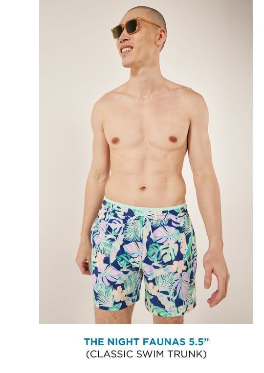 Classic Swim Trunk: The Night Faunas 5.5"