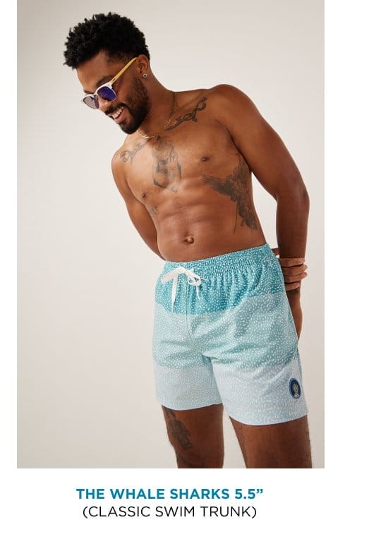 Classic Swim Trunk: The Whale Sharks 5.5"