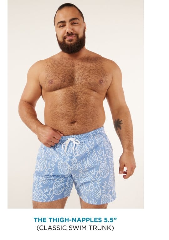 Classic Swim Trunk: The Thigh-Napples 5.5"