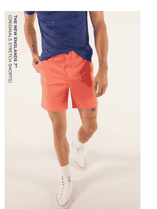 Originals Stretch Shorts: The New Englands 7''