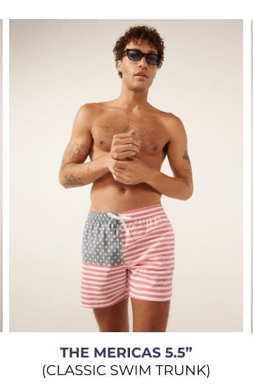 Classic Swim Trunk: The Mericas 5.5"