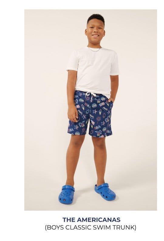 Boys Classic Swim Trunk: The Americanas