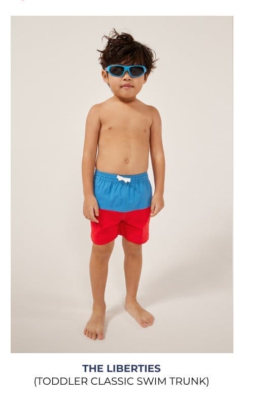 Toddler Classic Swim Trunk: The Liberties