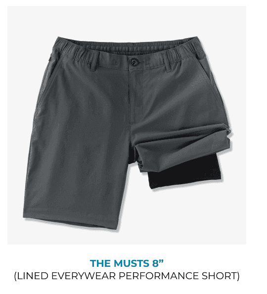 Lined Everywear Performance Short: The Musts 8"