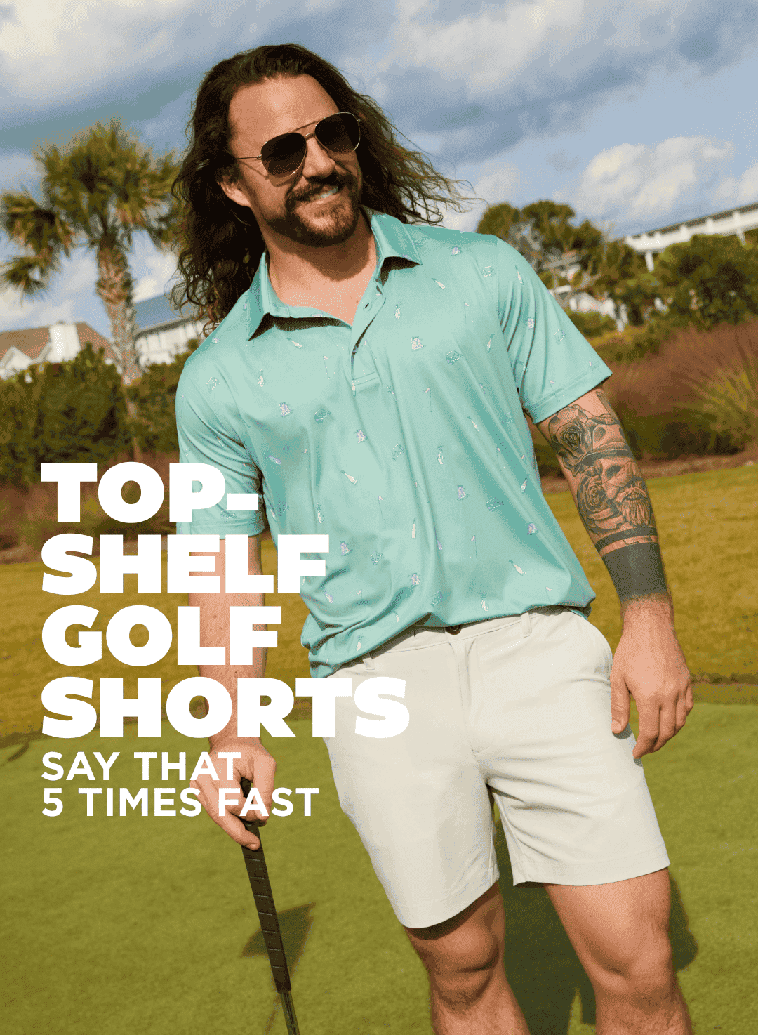 TOP-SHELF GOLF SHORTS