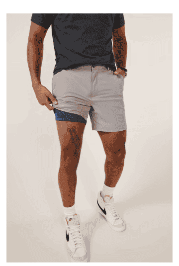 Lined Everywear Performance Short: The World's Grayest 6"