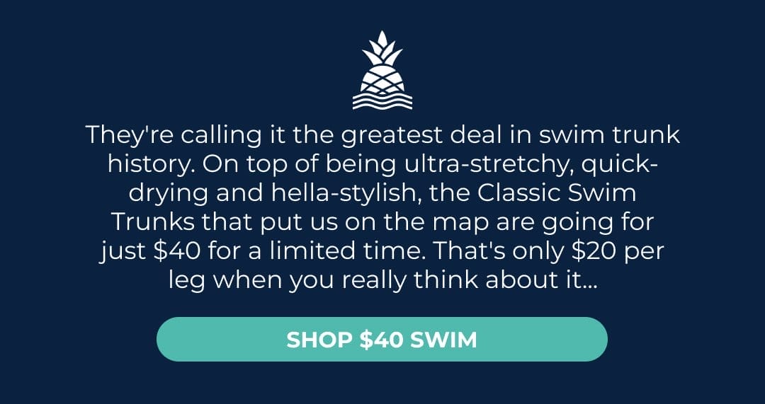 SHOP \\$40 SWIM