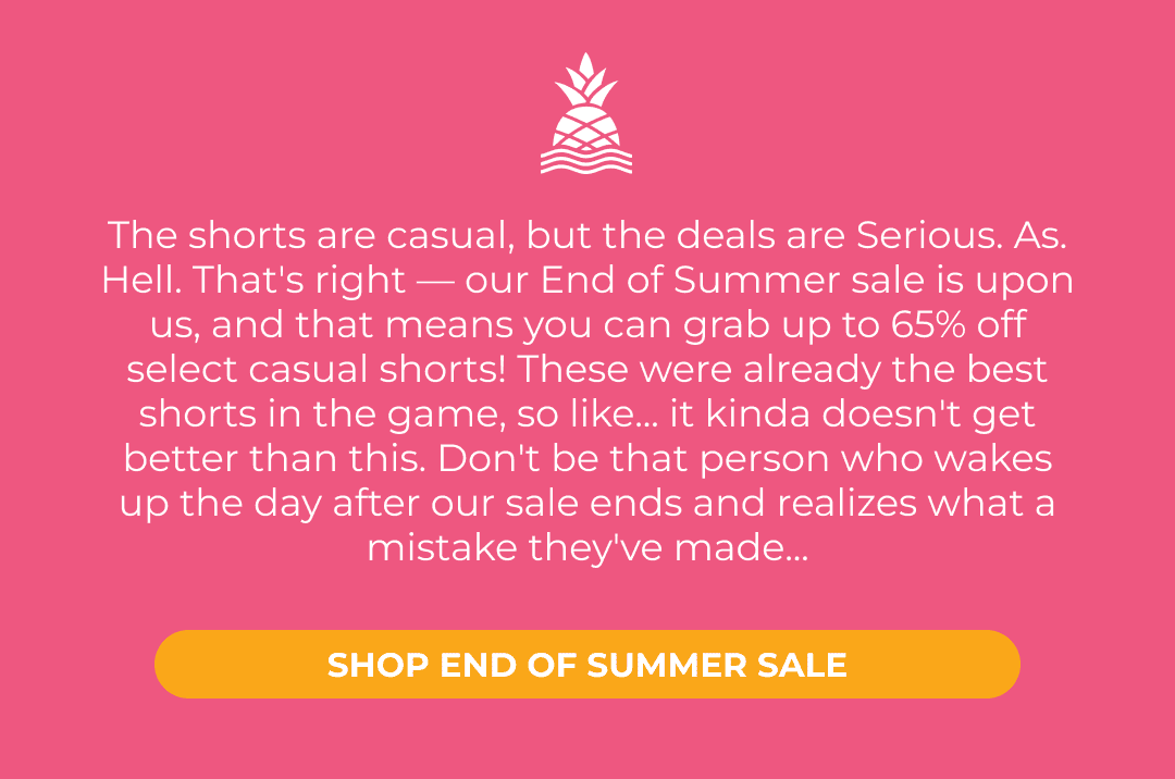 SHOP THE END OF SUMMER SALE