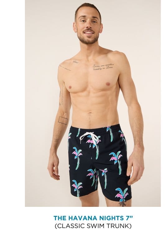 Classic Swim Trunk: The Havana Nights 4"