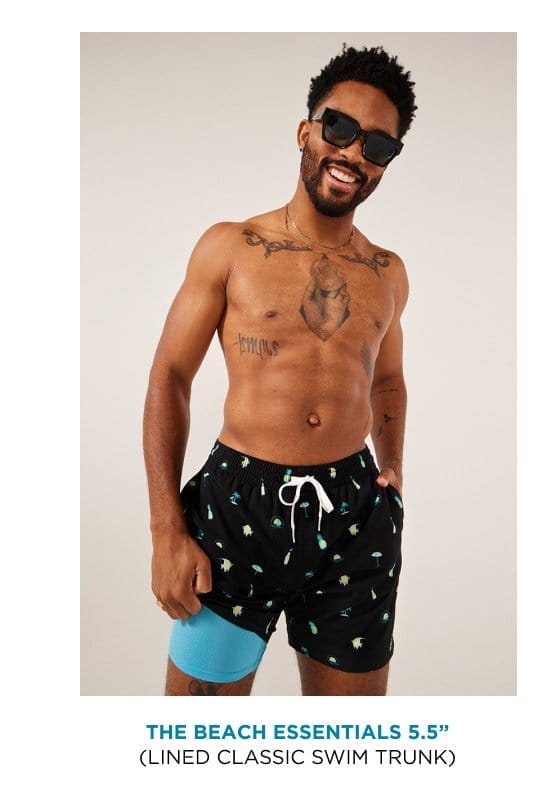 Lined Classic Swim Trunk: The Beach Essentials 5.5"