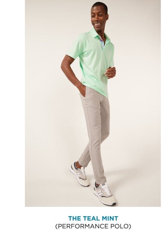 Performance Polo: The Teal Mint