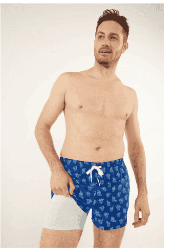 Lined Classic Swim Trunk: The Coladas 4"