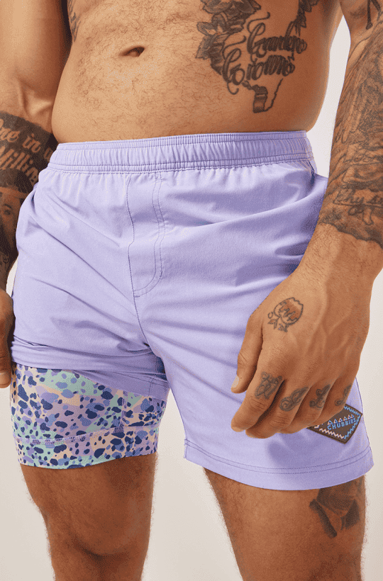 Lined Sport Short: The Lavender Leaps