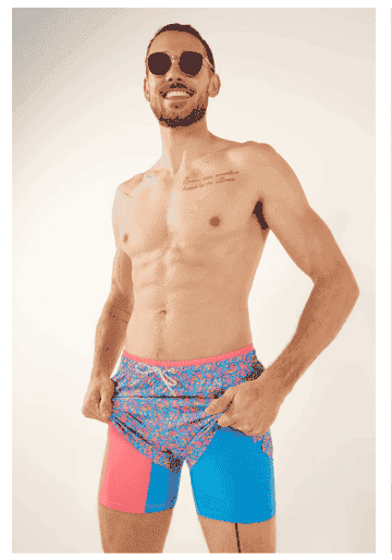 Lined Classic Swim Trunk: The Spades 4"