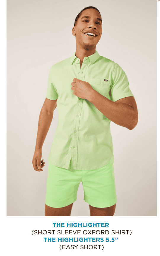 Short Sleeve Oxford Shirt: The Highlighter