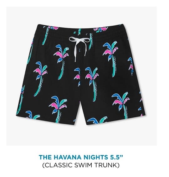 Classic Swim Trunk: The Havana Nights 5.5"