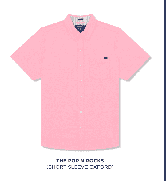 Short Sleeve Oxford: The Pop N Rocks