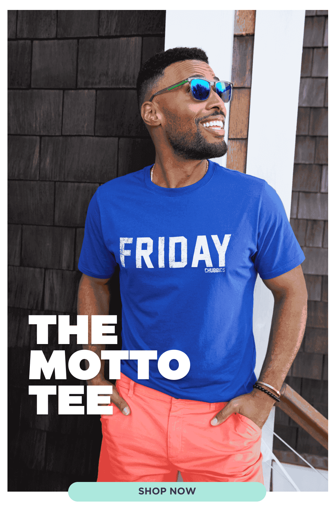 Short Sleeve T-Shirt: The Motto - Navy