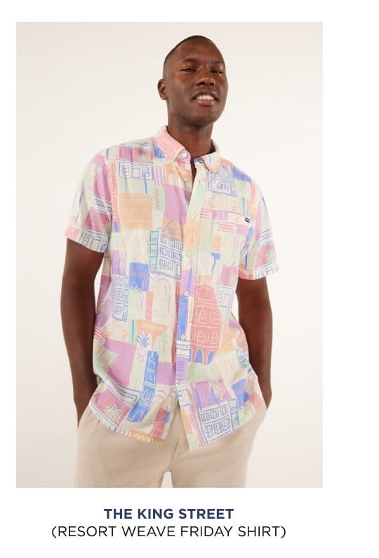 Resort Weave Friday Shirt: The King Street