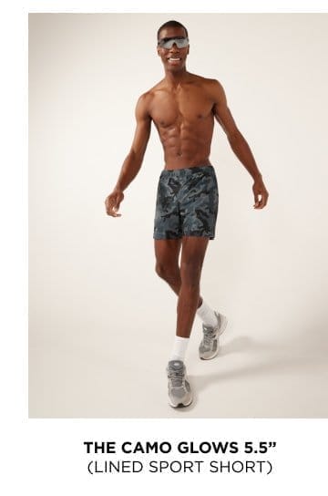 Lined Sport Short: The Camo Glows 7"