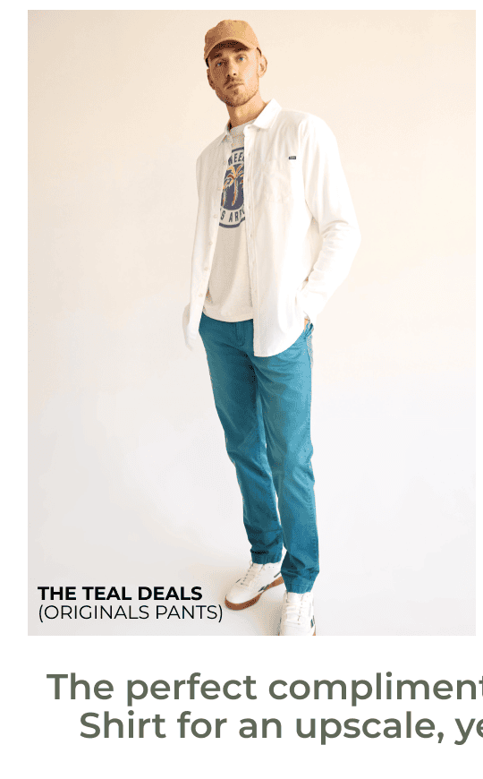 Originals Pants: The Teal Deals