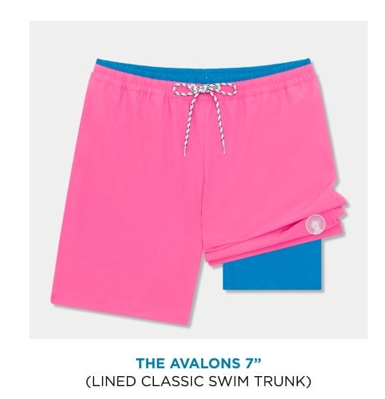 Lined Classic Swim Trunk: The Avalons 7"