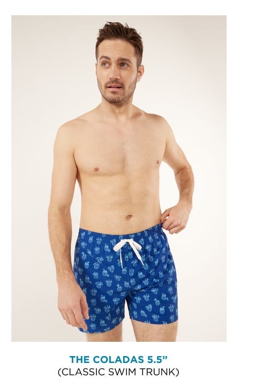 Classic Swim Trunk: The Coladas 5.5"