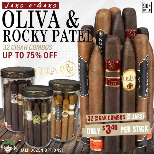 Jars 'O Cigars Oliva & Rocky Patel