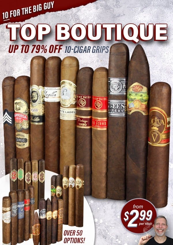 Top Boutique 10-Cigar Grips