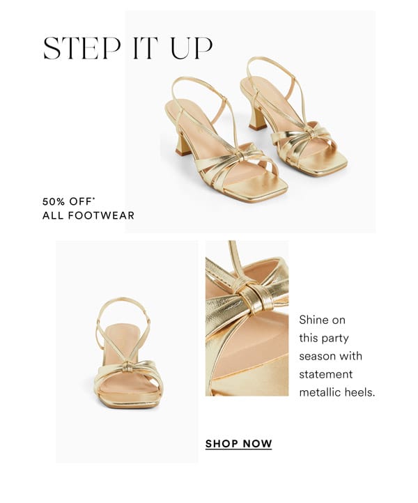 Shop 50% Off* Footwear