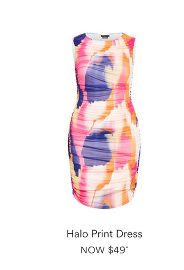 Shop the Halo Print Dress