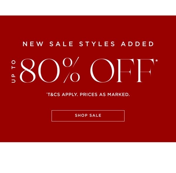 Shop Sale Up To 80% Off*