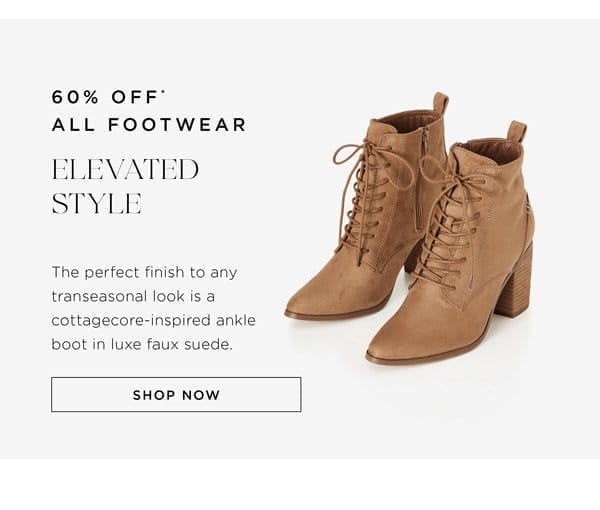 Shop 60% Off* Footwear