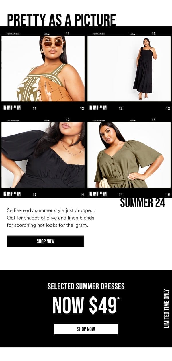 Shop Selected Summer Dresses Now \\$49*