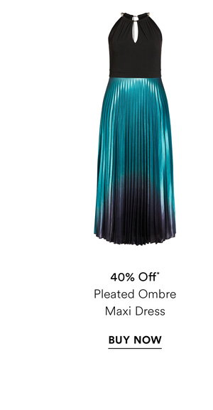 Shop the Pleated Ombre Maxi Dress