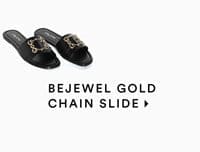 Shop the Bejewel Gold Chain Slide