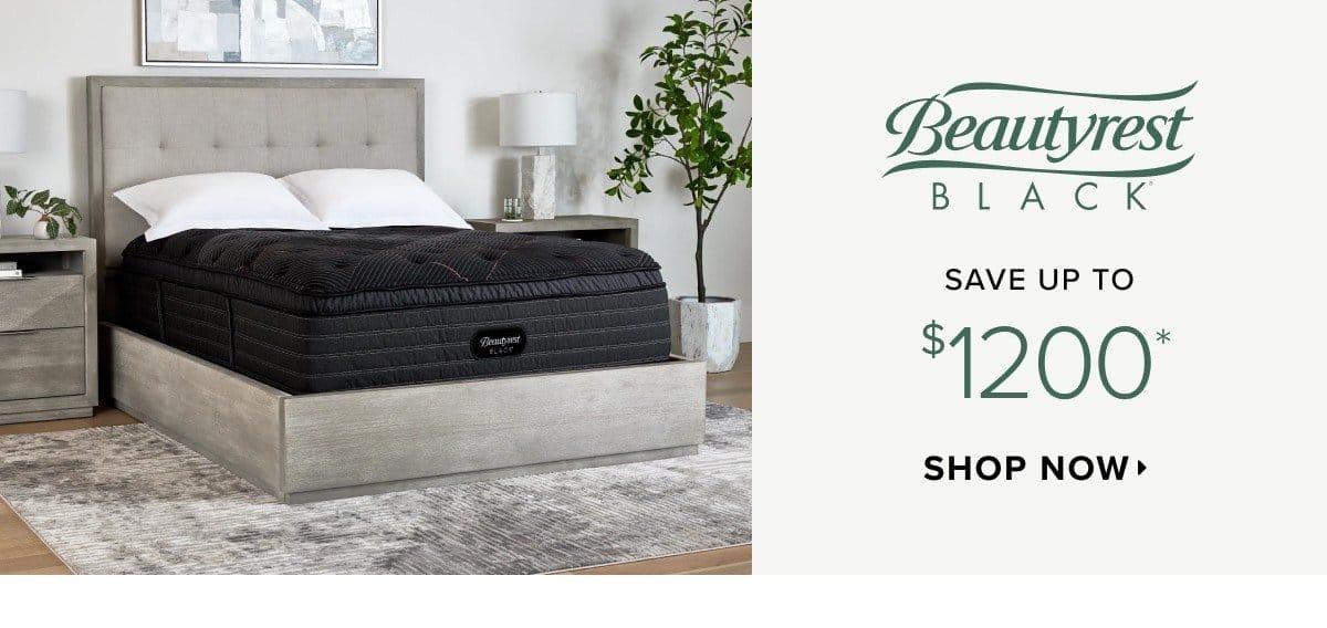 Beautyrest black save up to \\$1200. Shop now