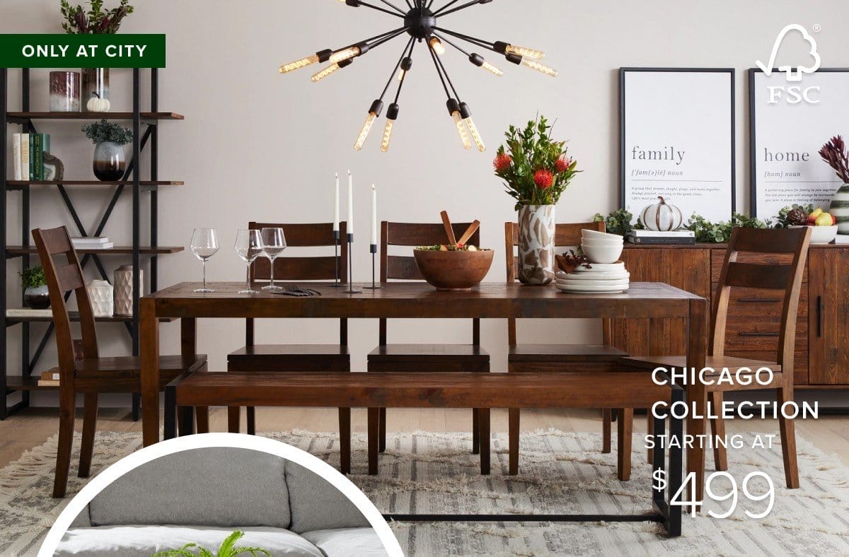 Chicago collection starting at \\$499