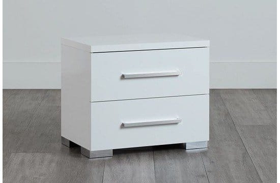 Verona White Nightstand