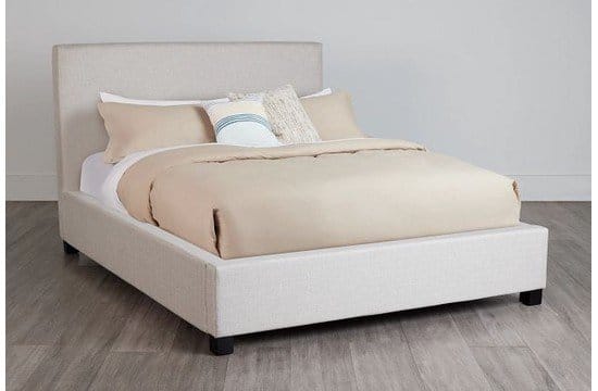 Monica Beige Uph Platform Bed