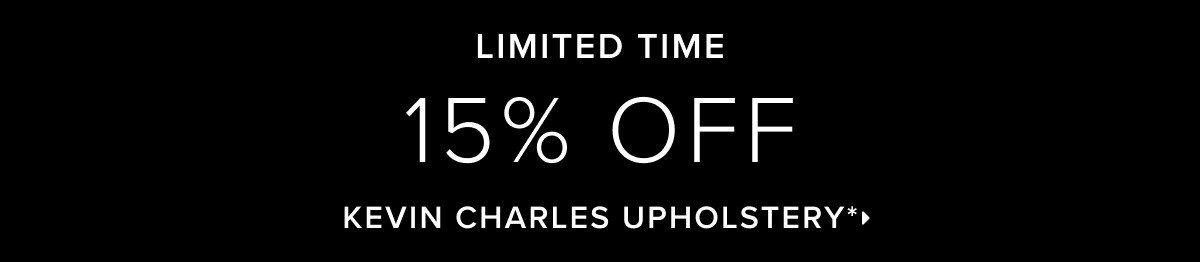 limited time 15% off kevin charles upholstery >