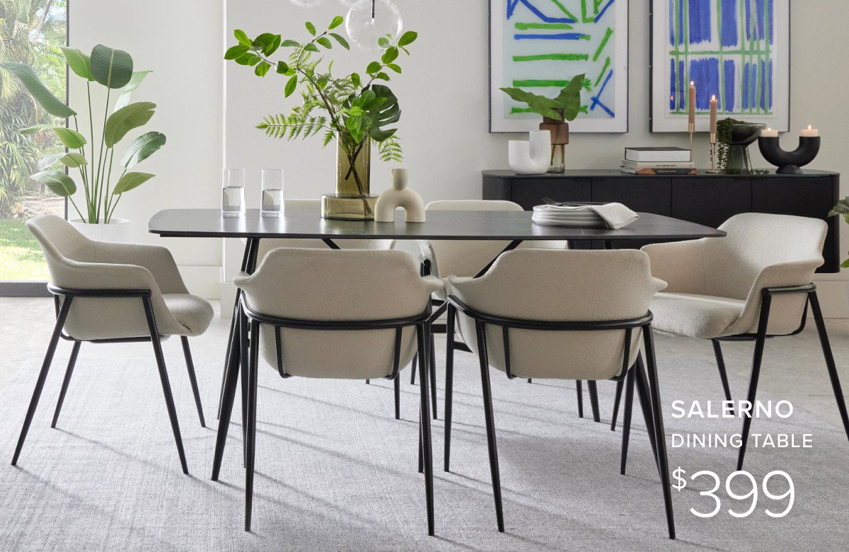 salerno dining table \\$399