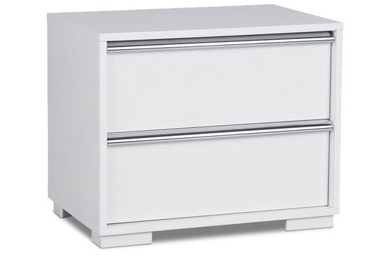 Doral White Nightstand