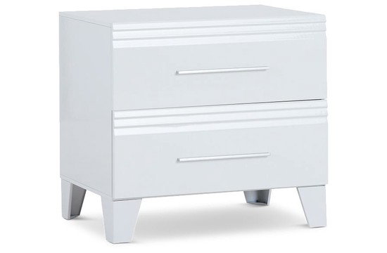 Midtown White Nightstand