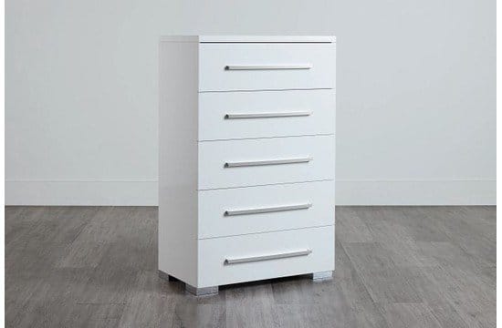 Verona White Drawer Chest