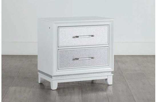 Valentina White Nightstand