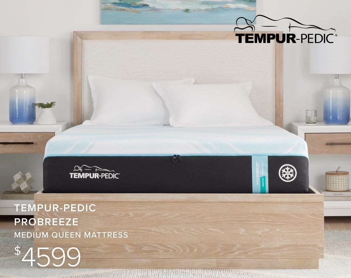 tempur-pedic probreeze \\$4599