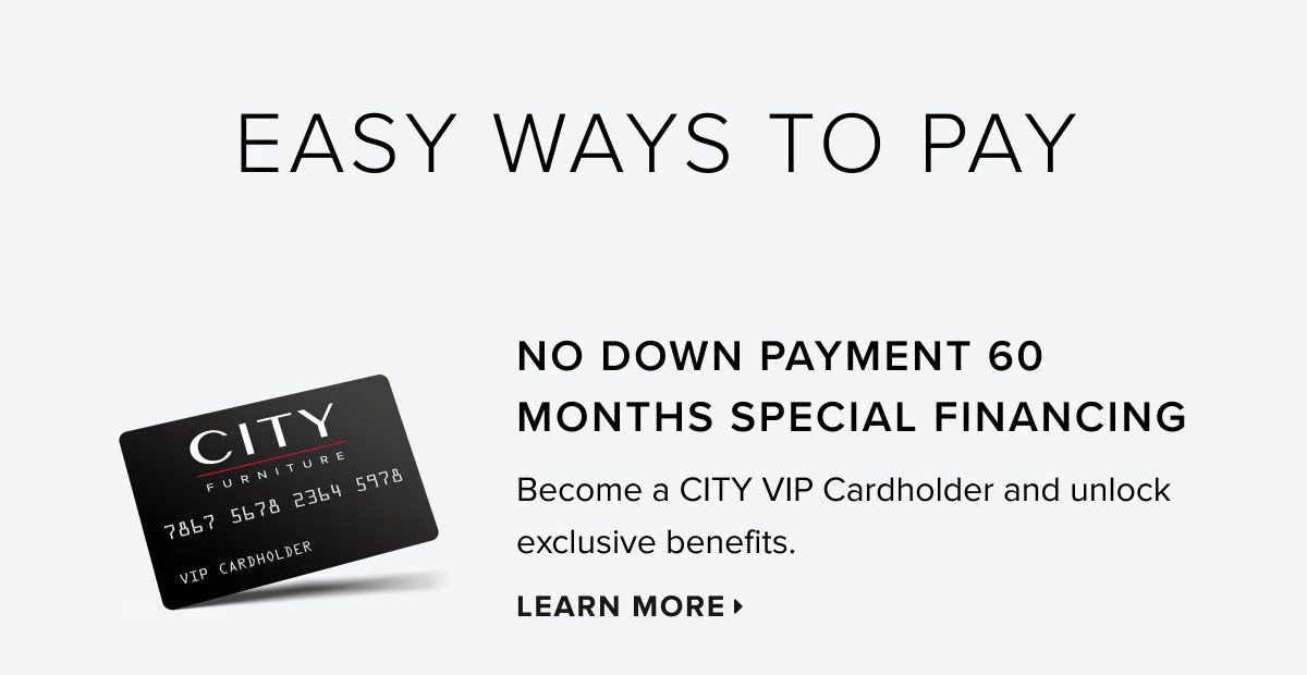 Easy ways to pay with CITY VIP credit card. Learn more